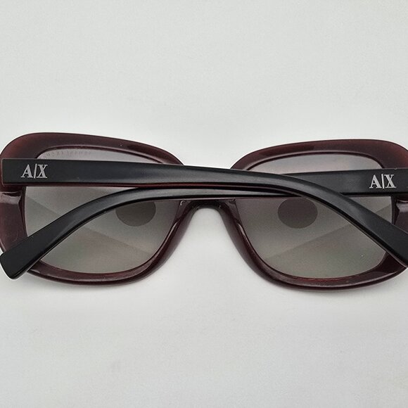 Armani Exchange AX4014 8059/11 Black Berry Frame Grey Gradient Lens Sunglasses main image 5